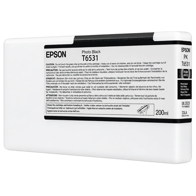 Epson T653 Photo Black Ink Cartridge, T653100