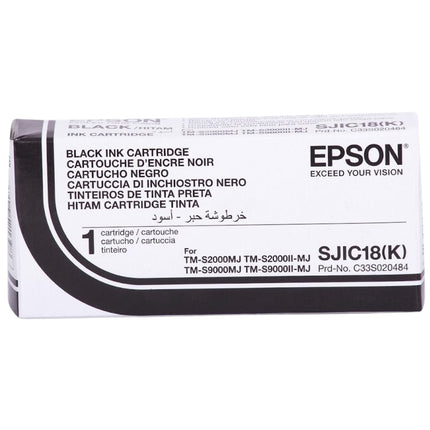 Genuine Epson SIJIC18(K) Black Ink Cartridge, C33S020484