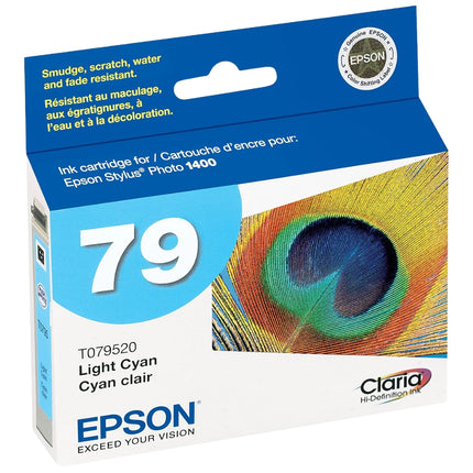 Original Epson 79 Light Cyan (T0795) Ink Cartridge