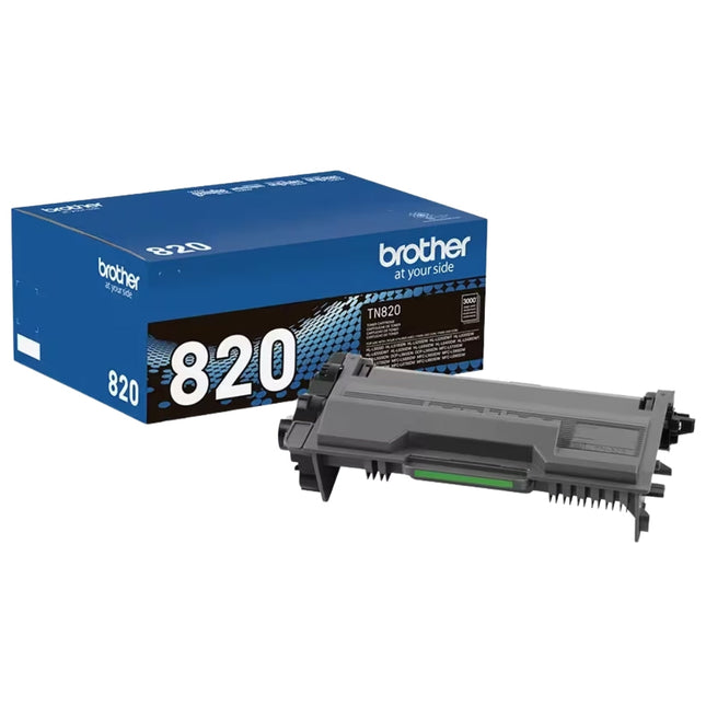 Brother TN820 Standard Yield Black Toner Cartridge, TN-820
