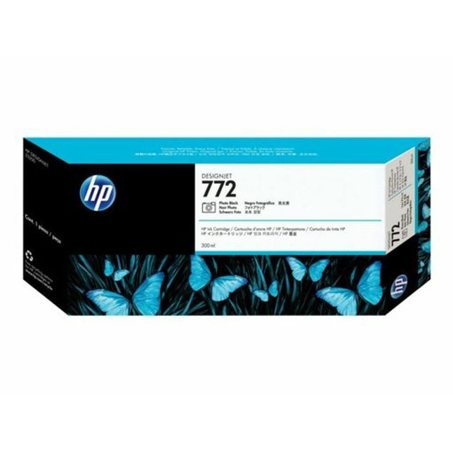 HP 772 300-ml Photo Black DesignJet Ink Cartridge, CN633A