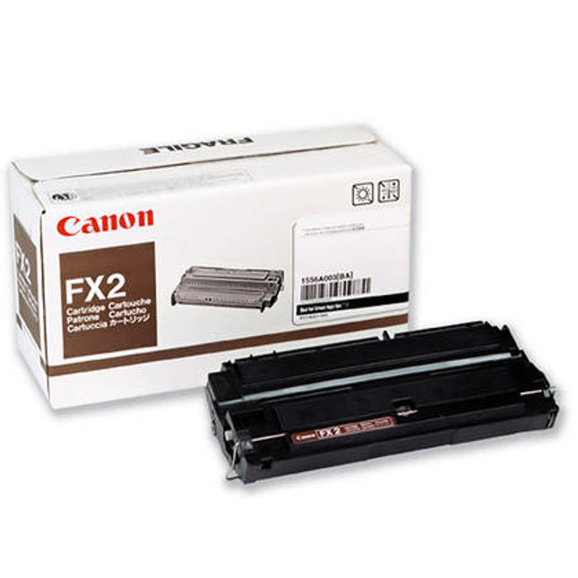 Original Canon FX-2 Black Laser Toner Cartridge, 1556A002