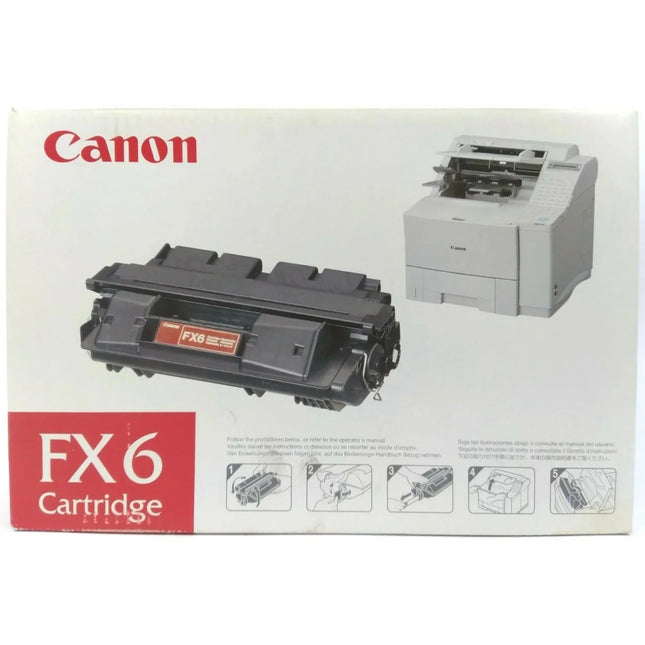 Genuine Canon FX-6 High-Yield Black Toner Cartridge, 1559A002AA