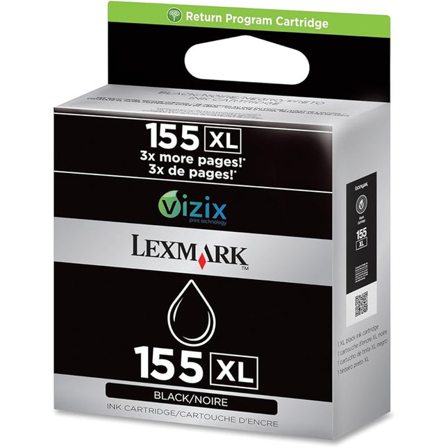Genuine Lexmark 155XL High Yield Ink Cartridge, 14N1619