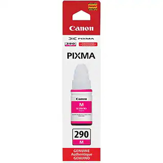 Original Canon GI-290 High Yield Magenta Ink Bottle, 1597C001