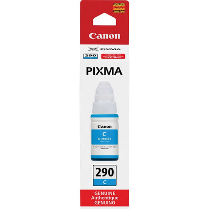 Original Canon GI-290 High Yield Cyan Ink Bottle, 1598C001