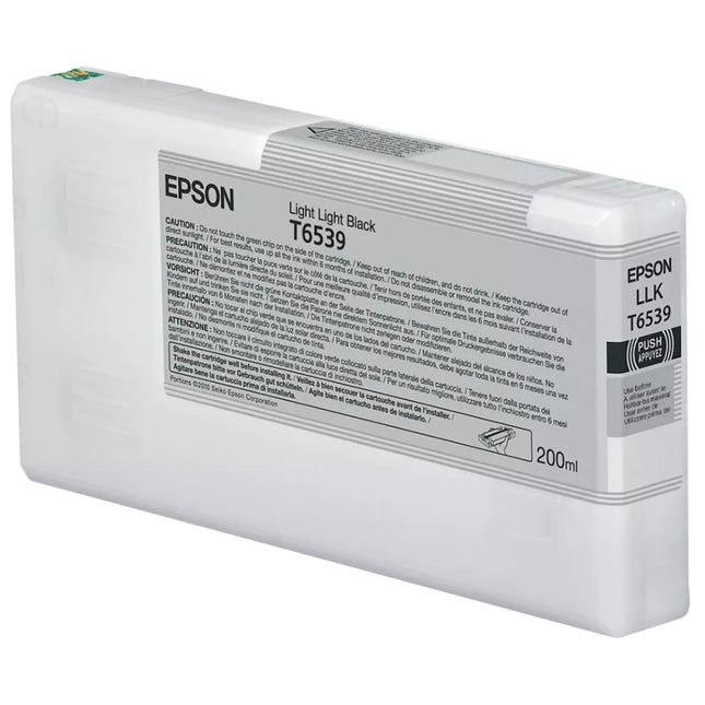 Epson T6539 Light Light Black Ink Cartridge, T653900