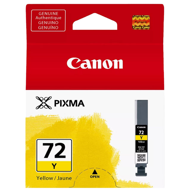 Original Canon PGI-72 Yellow Ink Cartridge