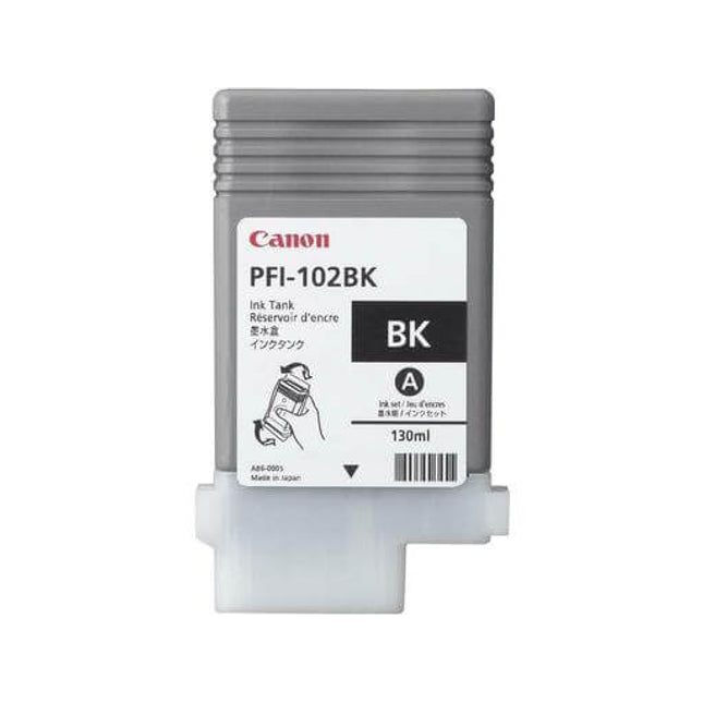 Canon PFI-102 130mL Black Ink Cartridge