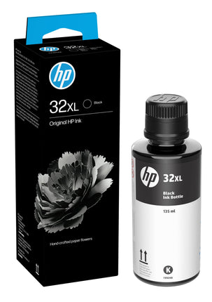 Original HP 32XL High Yield Black Ink Bottle, 1VV24AN