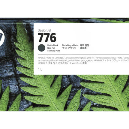 Original HP 776 High Yield Matte Black Ink Cartridge, 1XB12A 