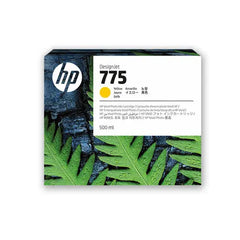 Original HP 775 Standard Yield Yellow (500ml) Ink Cartridge, 1XB19A