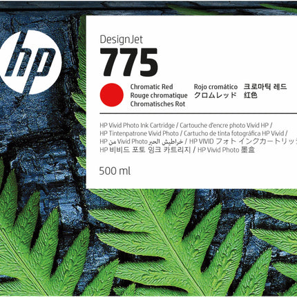 Original HP 775 Standard Yield Chromatic Red (500ml) Ink Cartridge, 1XB20A