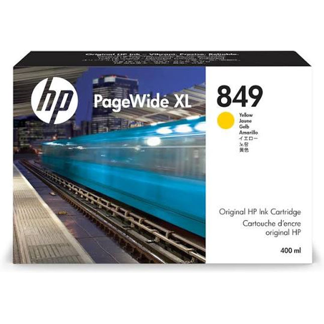 Original HP 849 Standard Yield Yellow Ink Cartridge, 1XB38A