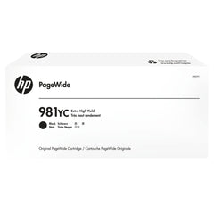 Original HP 981YC Extra High Yield Black PageWide Ink Cartridge, L0R20YC