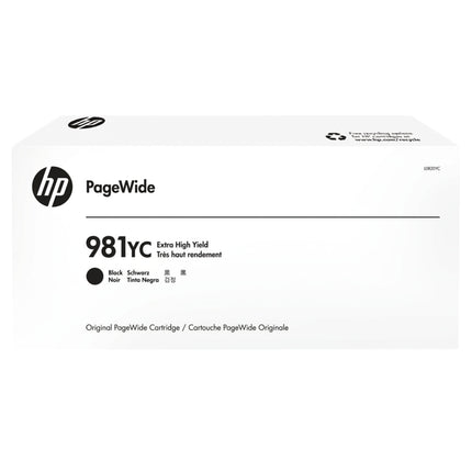 Original HP 981YC Extra High Yield Black PageWide Ink Cartridge, L0R20YC