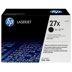 Original HP 27X High Yield Black Toner Cartridge, C4127X