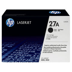HP 27A Black Toner Cartridge, C4127A