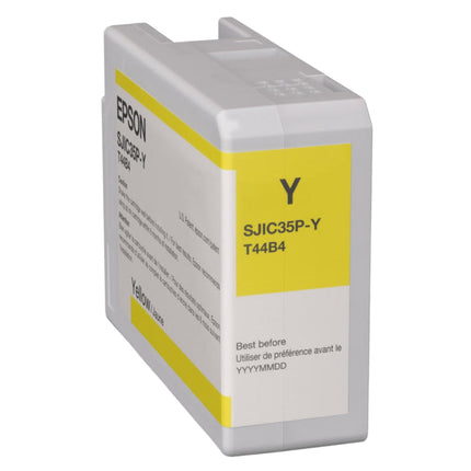 Original Epson SJIC35P-Y High-Yield Yellow Ink Cartridge, T44B4