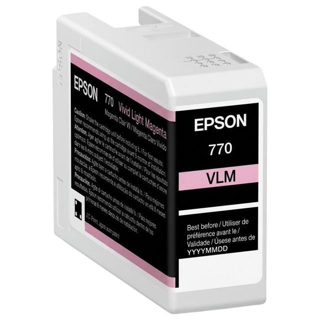 Original Epson 770 Standard Yield Light Magenta Ink Cartridge, T770920