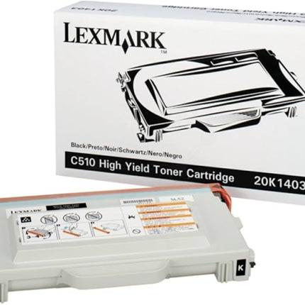 Orignal Lexmark 20K1403 High Yield Black Toner Cartridge