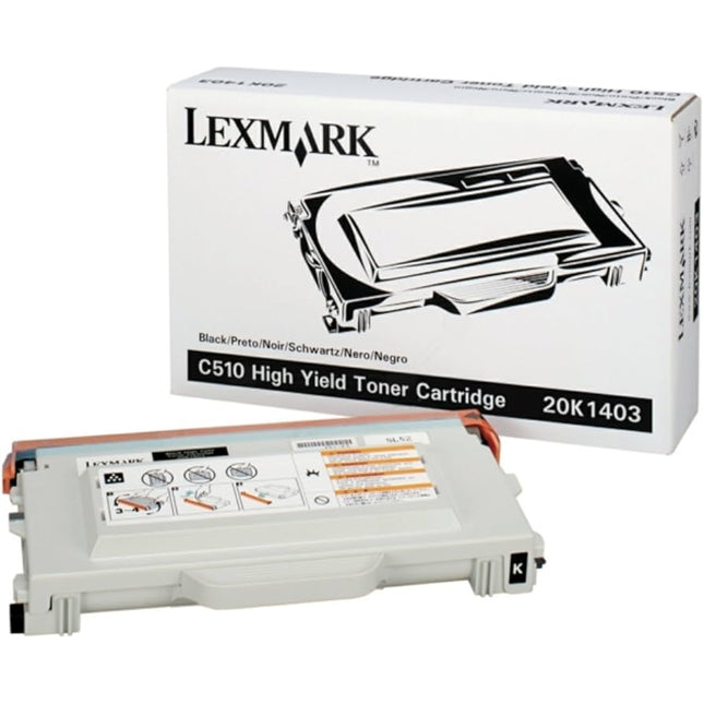 Orignal Lexmark 20K1403 High Yield Black Toner Cartridge