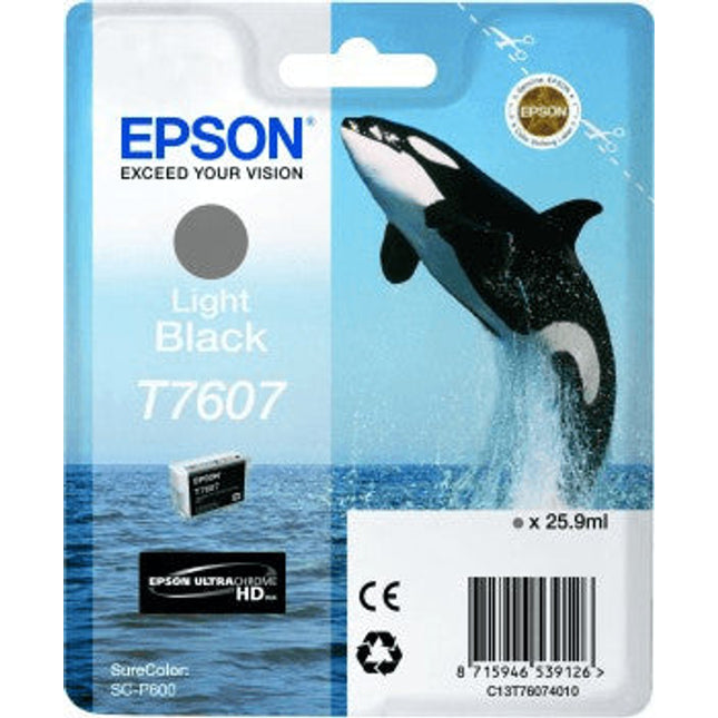Epson Whale T7607 Light Black Ink Cartridge