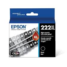 Original Epson 222XL High Yield Black Ink Cartridge, T222XL120-S