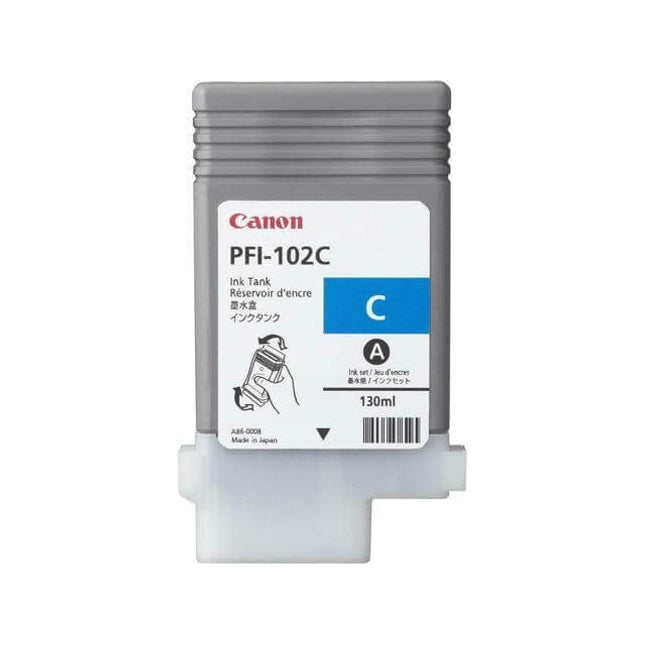 Canon PFI-102 130mL Cyan Ink Cartridge