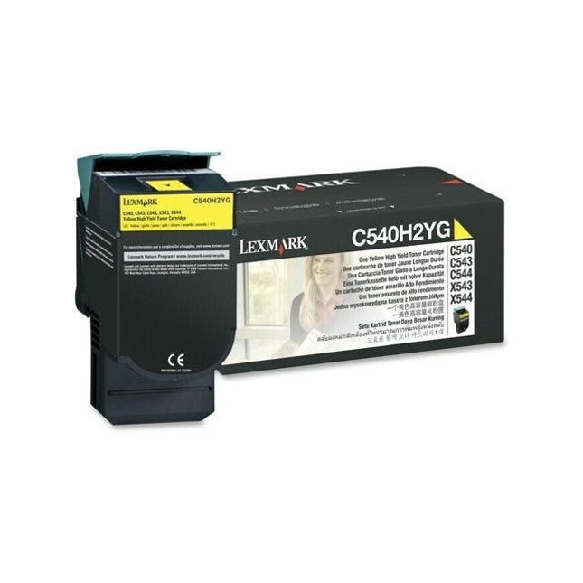 Lexmark Original C540H2YG Yellow Toner Cartridge