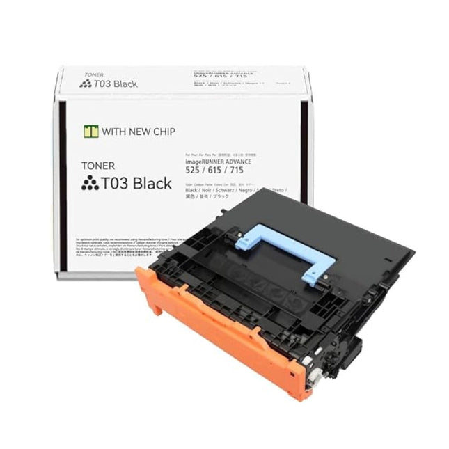 Genuine Canon T03 Standard Yield Black Toner Cartridge, 2725C001