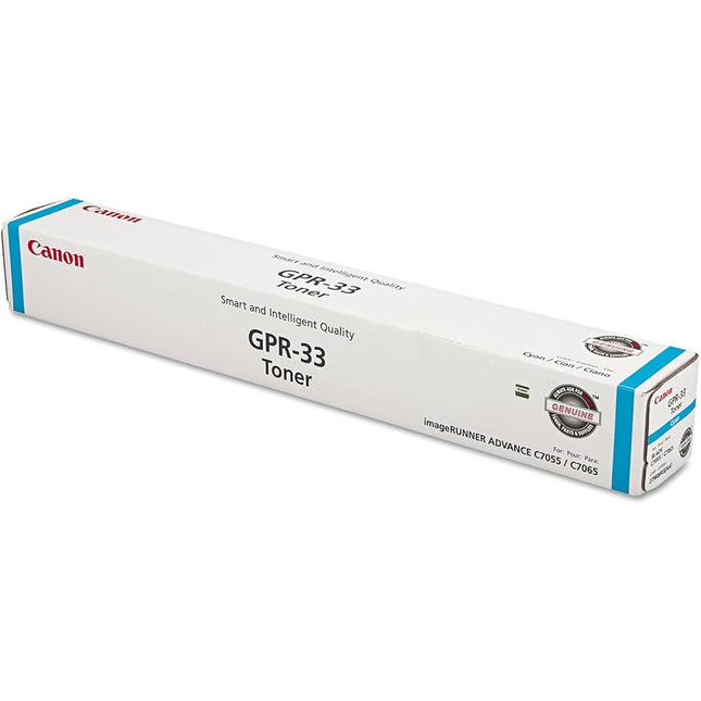 Original Canon GPR-33 Cyan Toner Cartridge, 2796B003AA 