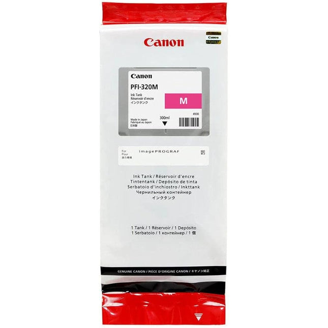 Canon PFI-320M 300ml High-Yield Magenta Ink Cartridge, 2892C001AA