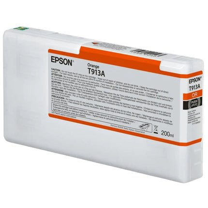 Original Epson T913A Standard Yield Orange Ink Cartridge