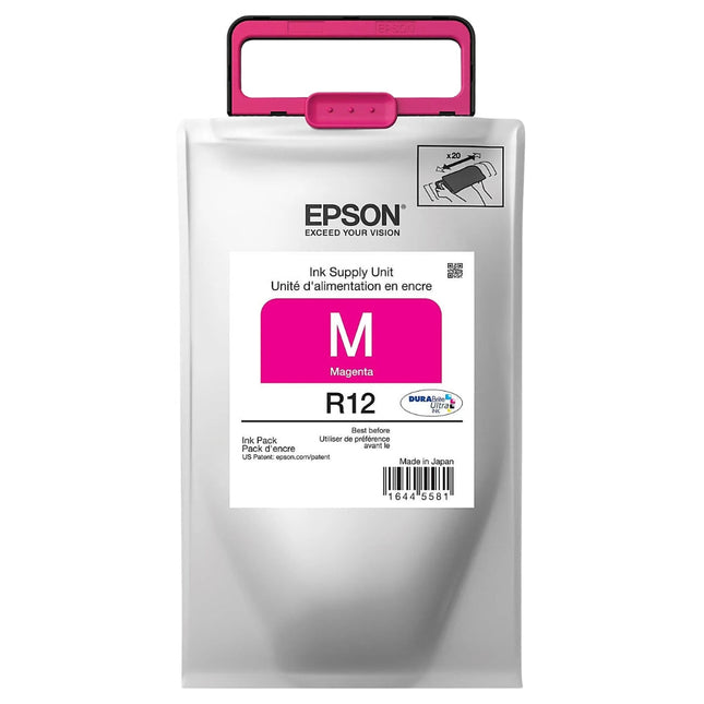 Original Epson R12 Standard Yield Magenta Ink Cartridge, TR12320