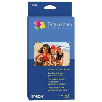 Genuine Epson T5570 PictureMate Print Pack Glossy