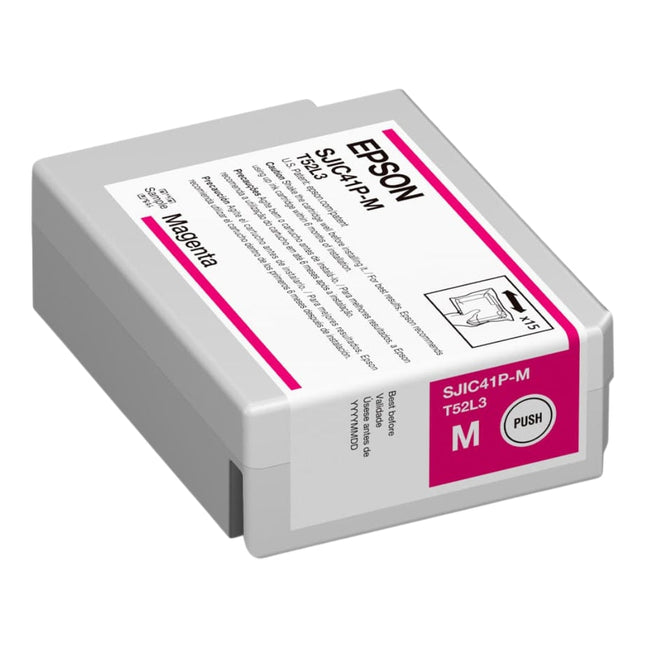 Original Epson T52L3 High Yield Magenta Ink Cartridge, SJIC41P-N