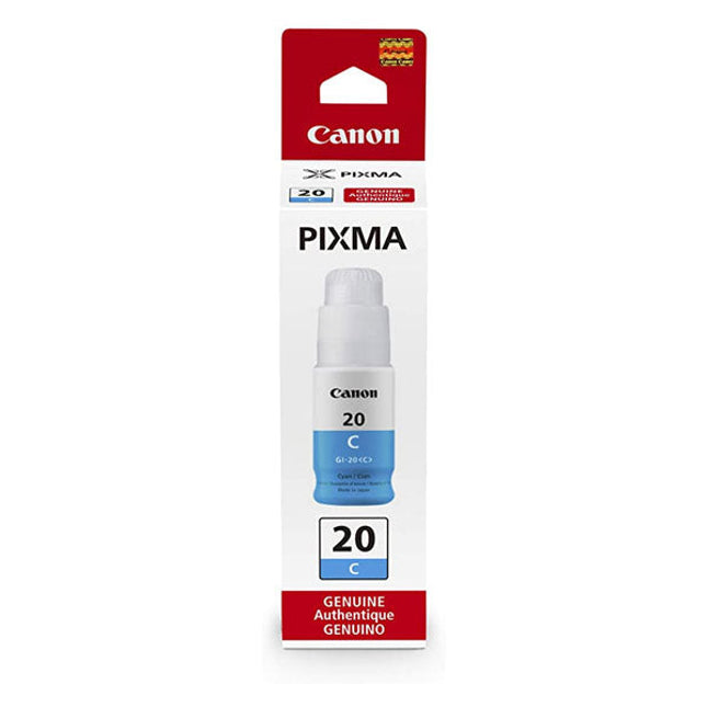 Canon GI-20 High-Yield Cyan Ink Bottle, 3394C001