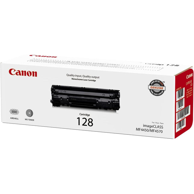Original Canon 128 High Yield Black LaserJet Toner Cartridge, 3500B001