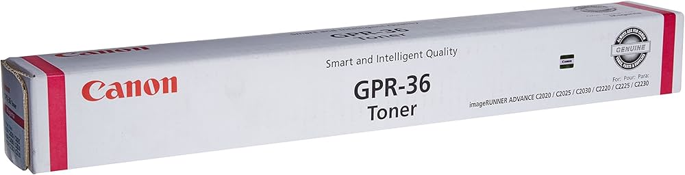 Original Canon GPR-36 Magenta Toner Cartridge, 3784B003AA 