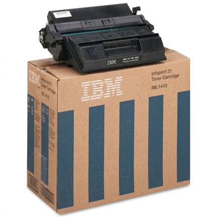 Original IBM INFOPRINT21 Standard Yield Black Toner Cartridge, 38L1410