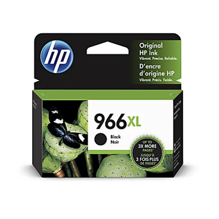 Original HP 966XL Extra-High Yield Black Ink Cartridge, 3AJ04AN