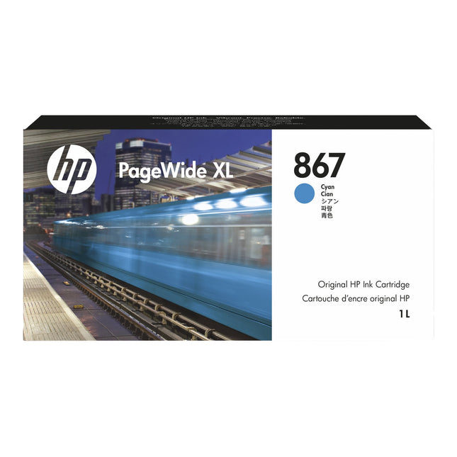 Genuine HP 867 Standard Yield cyan ink cartridge,3ED93A