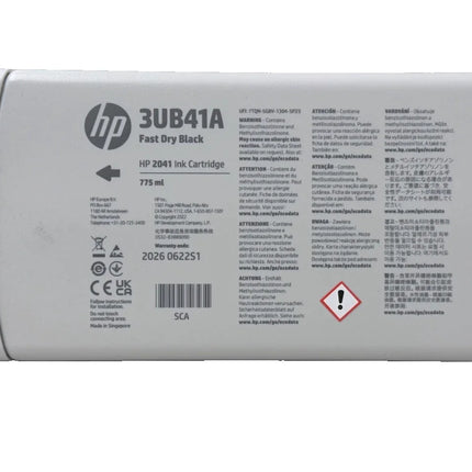 Original HP 2041 FAST DRY BLACK Ink Cartridge, 3UB41A