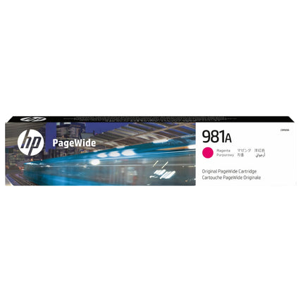 Genuine HP 981A Standard-Yield Magenta PageWide Ink Cartridge, J3M69A