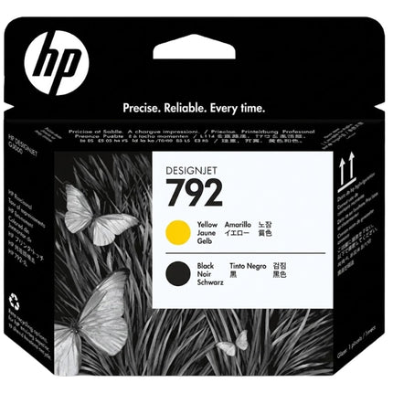 Original HP 792 (CN702A) Yellow and Black Printhead