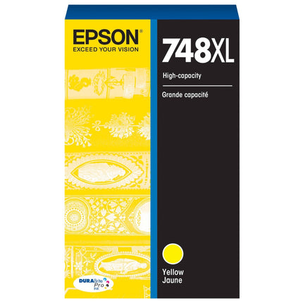 Epson 748XL High-Yield Yellow DURABrite Pro Ink Cartridge, T748XL420