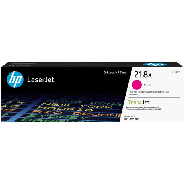 Original HP 218X High-Yield Magenta Toner Cartridge, W2183X