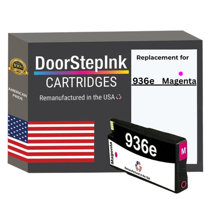 DoorStepInk Brand for HP 936e High Yield Magenta Remanufactured in USA Ink Cartridge, 4S6V4LN
