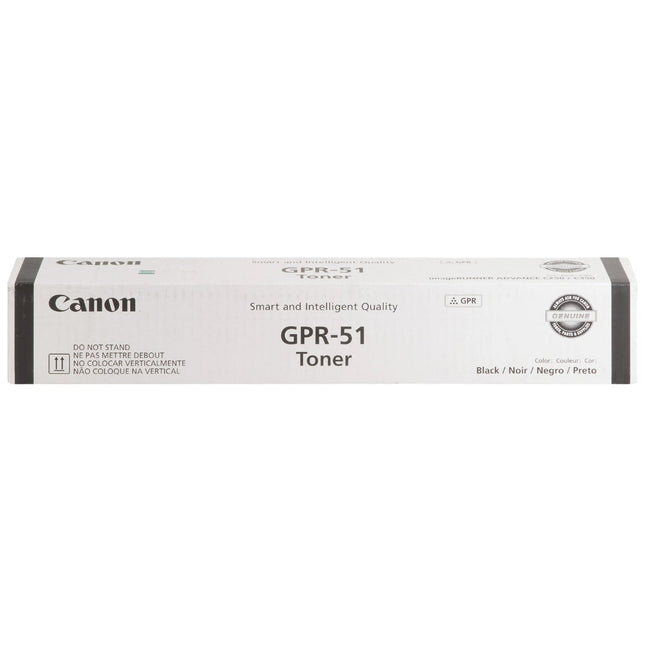 Original Canon GPR-51 Standard Yield Black Toner Cartridge, 8516B003